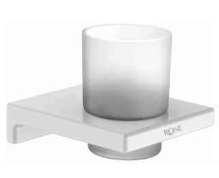 Стакан для ванной комнаты Rose RG1812C белый